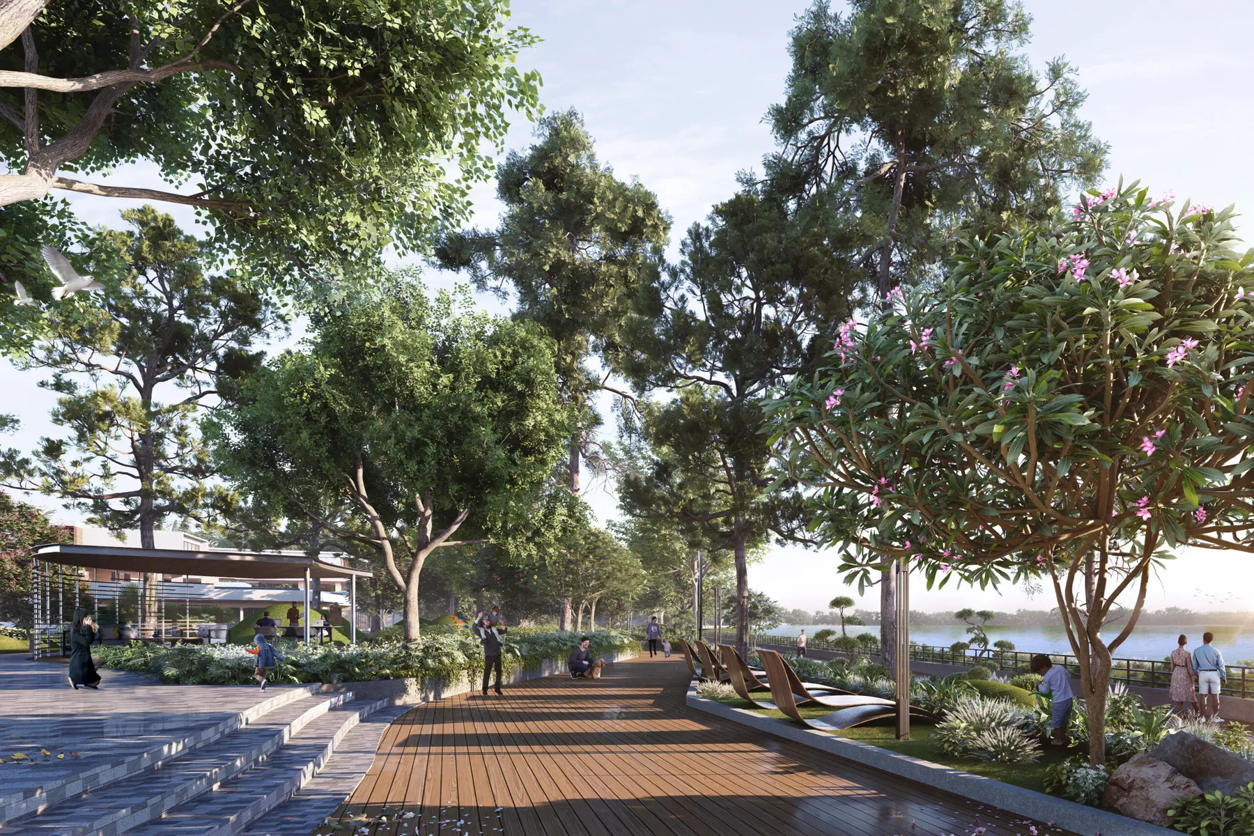 Biophilic landscaped design